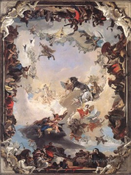Alegoría de los planetas y continentes Giovanni Battista Tiepolo Pinturas al óleo